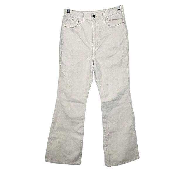 Levi's Pants - Levis Premium 70s High Flare Corduroy Pants Ivory White Womens 29 Bell Bottom